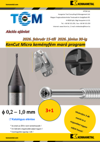Kennametal – KenCut Micro keményfém maró program