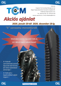 OSG – "S" sorozatú menetfúrók